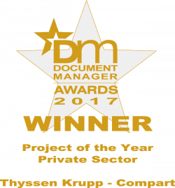 DM Document Manager Magazine Award Project of the Year Private Sector